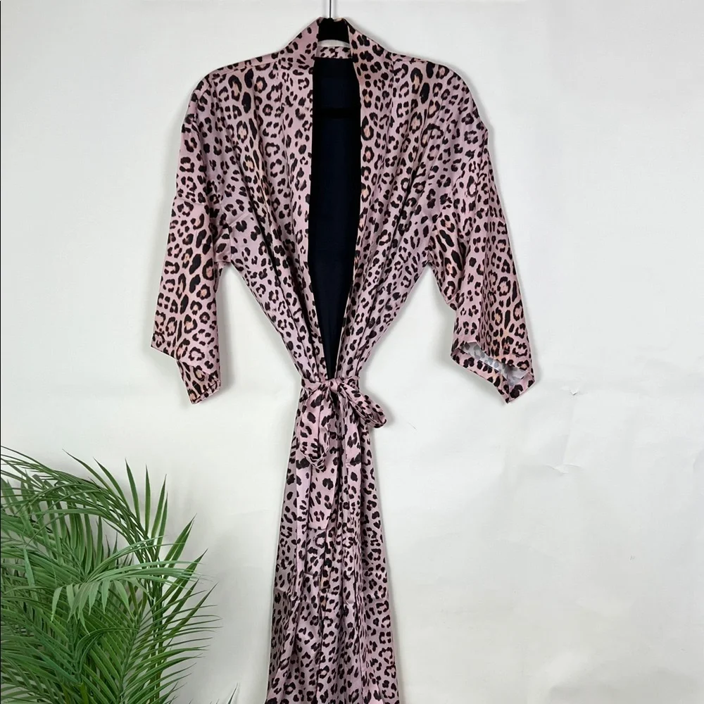 NEW Leopard Kumi Kimono Robe Sway and Cake Boutique